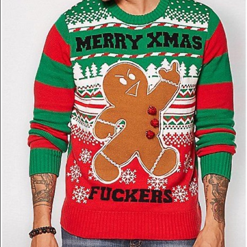 NEW funny light up ugly sweater! Size X-Large 🎄